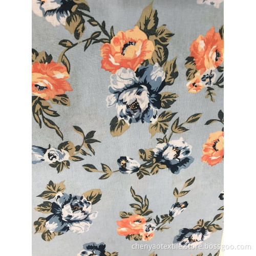 Cotton-Linen Plain Printed Fabric